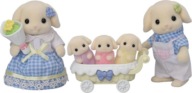 SYLVANIAN FAMILIES - FLORA RABBIT FAMILY - Image 2