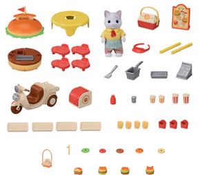 SYLVANIAN FAMILIES - HAMBURGER STAND - Image 2