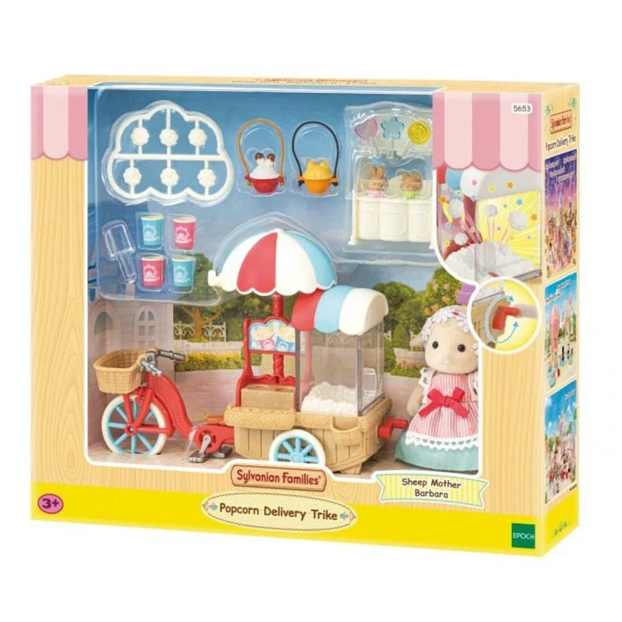 SYLVANIAN FAMILIES POPCORN DELIVERY TRIKE