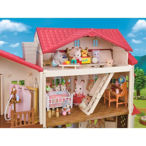 SYLVANIAN FAMILIES - RED ROOF COUNTRY HOME - SECRET ATTIC PLAYROOM - Image 5