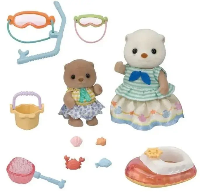 SYLVANIAN FAMILIES - SEA OTTER SISTERS - SPLASHY SNORKEL SET - Image 3