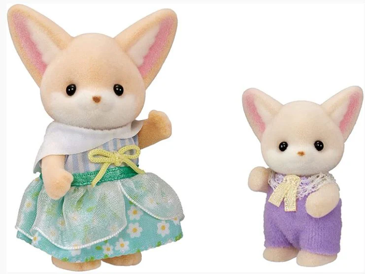 SYLVANIAN FAMILIES - SUNNY PICNIC SET - FENNEC FOX SISTER AND BABY - Image 2