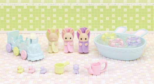 SYLVANIAN FAMILIES - TRIPLETS BABY BATHTIME SET - Image 3