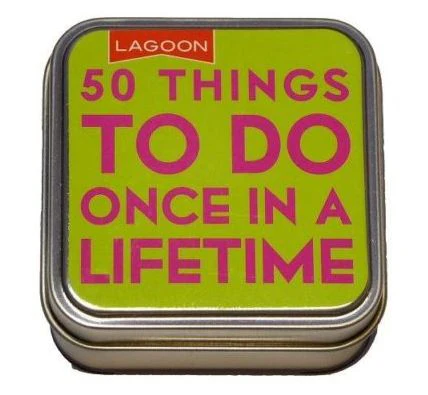 TABLETOP ENTERTAINMENT - 50 THINGS TO DO ONCE IN A LIFETIME