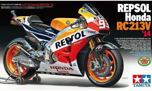 TAMIYA 1/12 REPSOL HONDA RC213V 14 MODEL KIT - Image 2