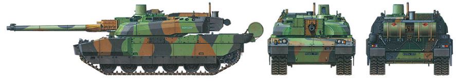 TAMIYA 1/35 FRENCH BATTLE TANK LECLERC SERIES 2 - Image 7