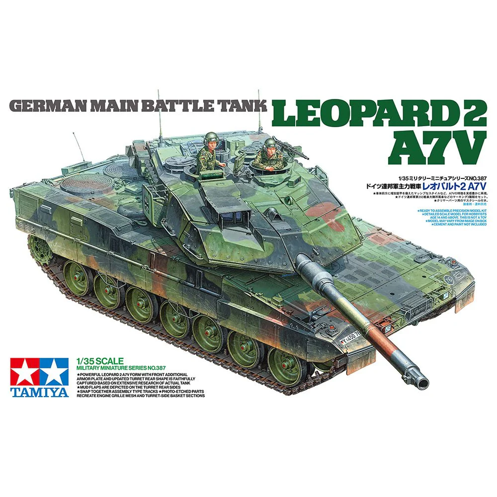 TAMIYA 1/35 GERMAN MAIN BATTLE TANK LEOPARD 2 A7V