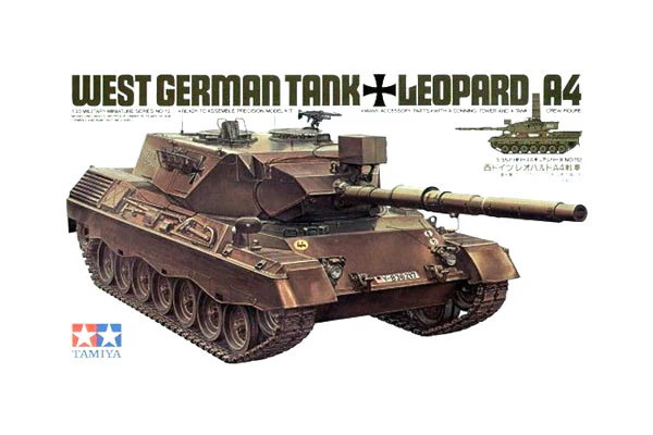 TAMIYA 1/35 WEST GERMAN TANK LEOPARD A4