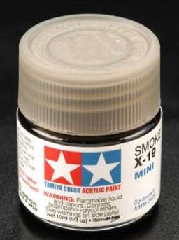 TAMIYA ACRYLIC PAINT MINI X-19 SMOKE - Image 2