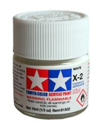 TAMIYA ACRYLIC PAINT MINI X-2 WHITE - Image 2