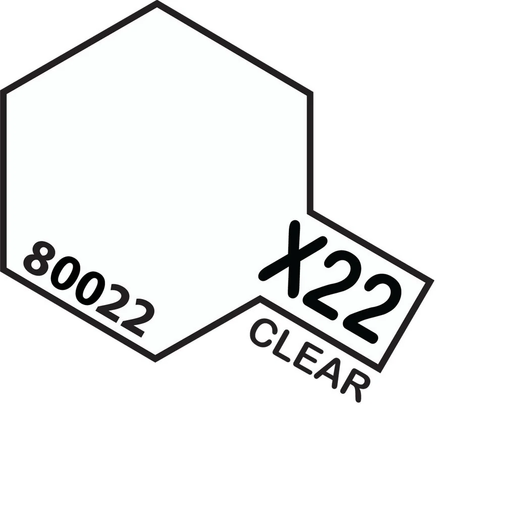 TAMIYA ACRYLIC MINI X-22 CLEAR