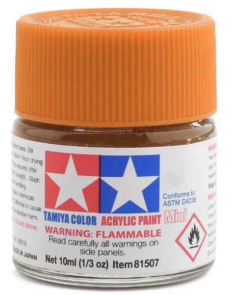 TAMIYA ACRYLIC PAINT MINI X-26 CLEAR ORANGE - Image 2