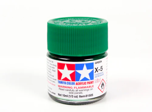TAMIYA ACRYLIC PAINT MINI X-5 GREEN - Image 2