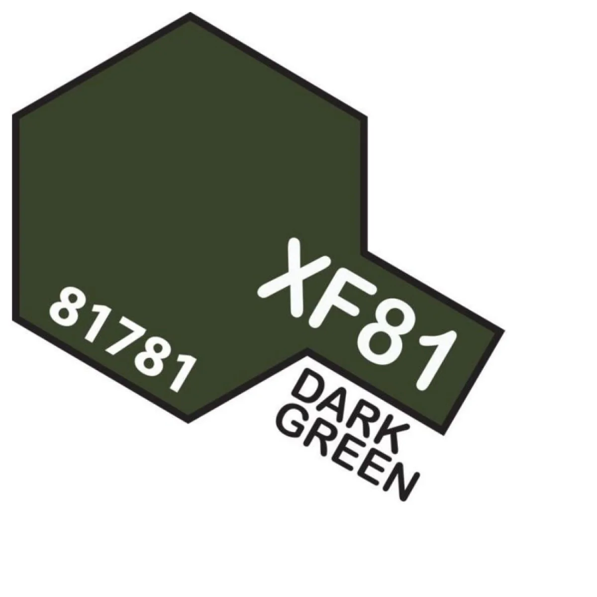 TAMIYA ACRYLIC PAINT MINI XF-81 DARK GREEN 2 (RAF)