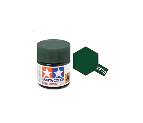 TAMIYA ACRYLIC PAINT MINI XF-70 DARK GREEN 2 (IJN)