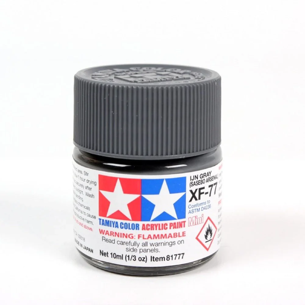 TAMIYA ACRYLIC PAINT MINI XF-77 IJN GRAY