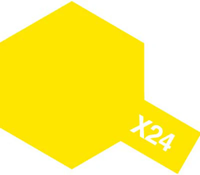 TAMIYA ACRYLIC X-24 CLEAR YELLOW - Image 2