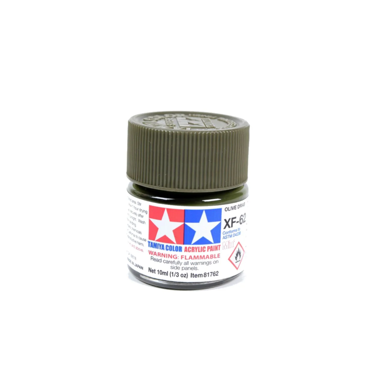 TAMIYA ACRYLIC XF-62 OLIVE DRAB
