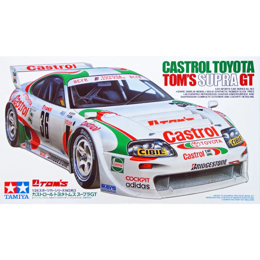 TAMIYA 1/24 CASTROL TOYOTA TOMS SUPRA GT