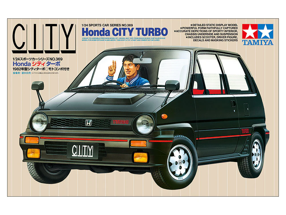 TAMIYA HONDA CITY TURBO 1:24 MODEL KIT