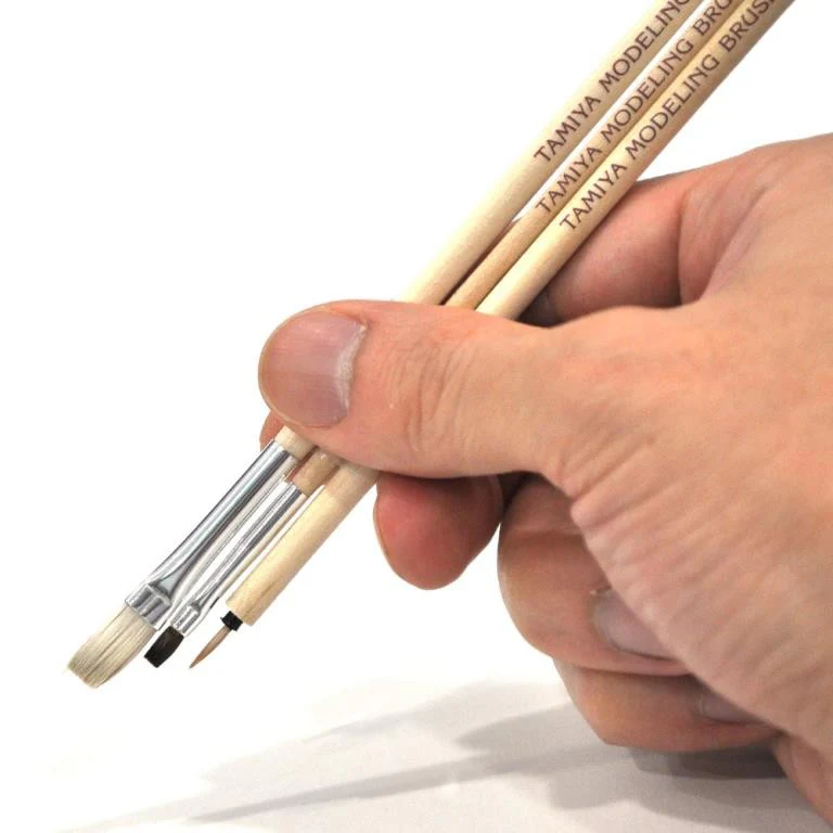 TAMIYA MODELLING BRUSH BASIC SET - Image 2