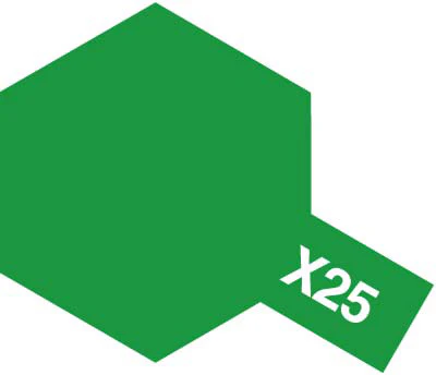 TAMIYA X-25 CLEAR GREEN - Image 2