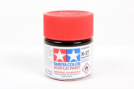 TAMIYA X-27 CLEAR RED