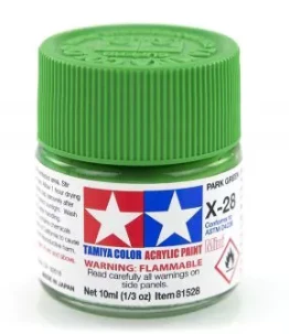 TAMIYA X-28 PARK GREEN