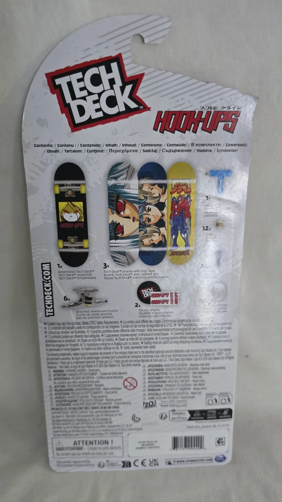 TECH DECK 4 PACK - HOOK UPS - ANIME - Image 2
