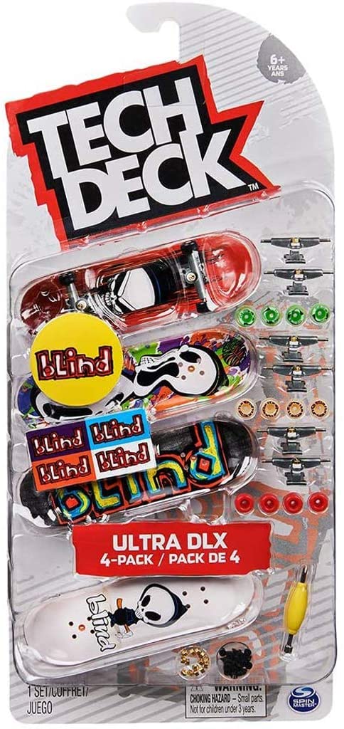 TECH DECK 96MM FINGERBOARD 4 PACK - BLIND