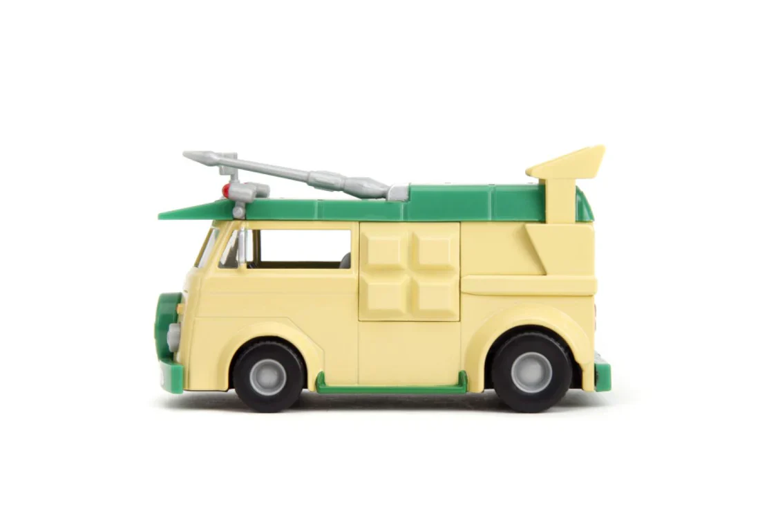 TEENAGE MUTANT NINJA TURTLES (1987) - 1961 VOLKSWAGON BUS HOLLYWOOD RIDES 1/32 SCALE DIE-CAST VEHICLE REPLICA - Image 4