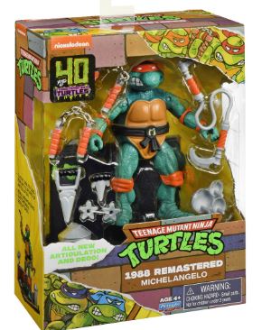 TEENAGE MUTANT NINJA TURTLES -40TH ANNIVERSARY 1988 REMASTERED -- MICHELANGELO