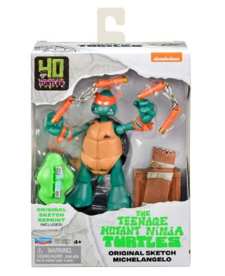 TEENAGE MUTANT NINJA TURTLES - 40TH ANNIVERSARY ORIGINAL SKETCH COMIC BOOK TURTLES 4 PACK - Image 3