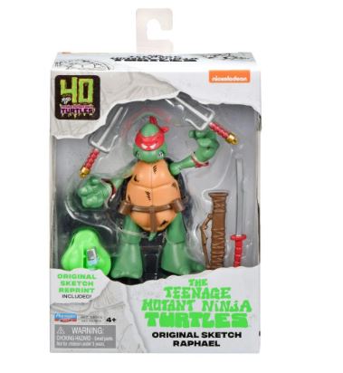 TEENAGE MUTANT NINJA TURTLES - 40TH ANNIVERSARY ORIGINAL SKETCH COMIC BOOK TURTLES 4 PACK - Image 4