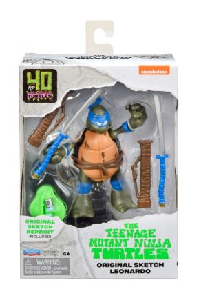 TEENAGE MUTANT NINJA TURTLES - 40TH ANNIVERSARY ORIGINAL SKETCH COMIC BOOK TURTLES 4 PACK - Image 5
