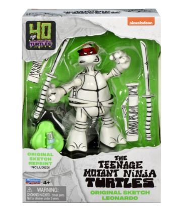 TEENAGE MUTANT NINJA TURTLES - 40TH ANNIVERSARY ORIGINAL SKETCH - LEONARDO - Image 3