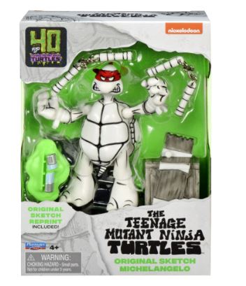 TEENAGE MUTANT NINJA TURTLES - 40TH ANNIVERSARY ORIGINAL SKETCH - MICHELANGELO - Image 3