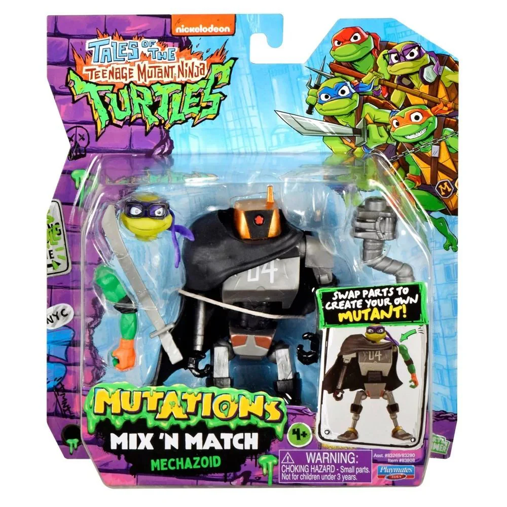 TEENAGE MUTANT NINJA TURTLES MIX N MATCH MUTATIONS - MECHAZOID