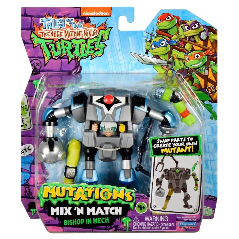 TEENAGE MUTANT NINJA TURTLES MIX N MATCH MUTATIONS - BISHOP IN MECH