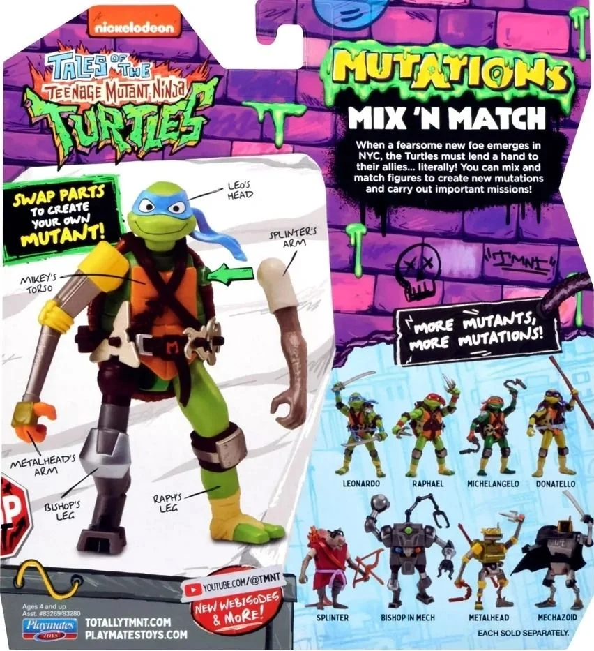 TEENAGE MUTANT NINJA TURTLES MIX N MATCH MUTATIONS - BISHOP IN MECH - Image 2