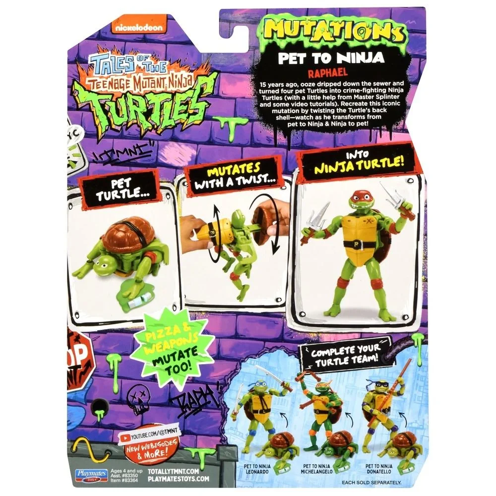 TEENAGE MUTANT NINJA TURTLES MUTATIONS PET TO NINJA - RAPHAEL - Image 2