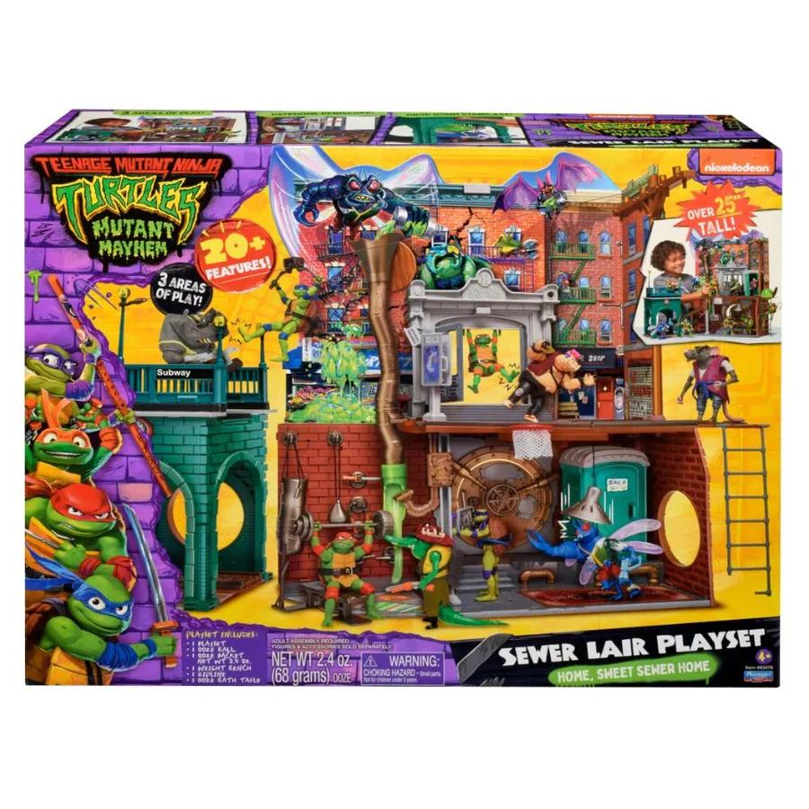 TEENAGE MUTANT NINJA TURTLES - SEWER LAIR PLAYSET