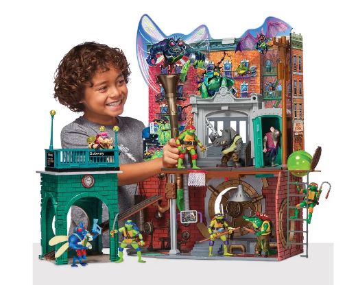 TEENAGE MUTANT NINJA TURTLES - SEWER LAIR PLAYSET - Image 4