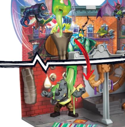 TEENAGE MUTANT NINJA TURTLES - SEWER LAIR PLAYSET - Image 7