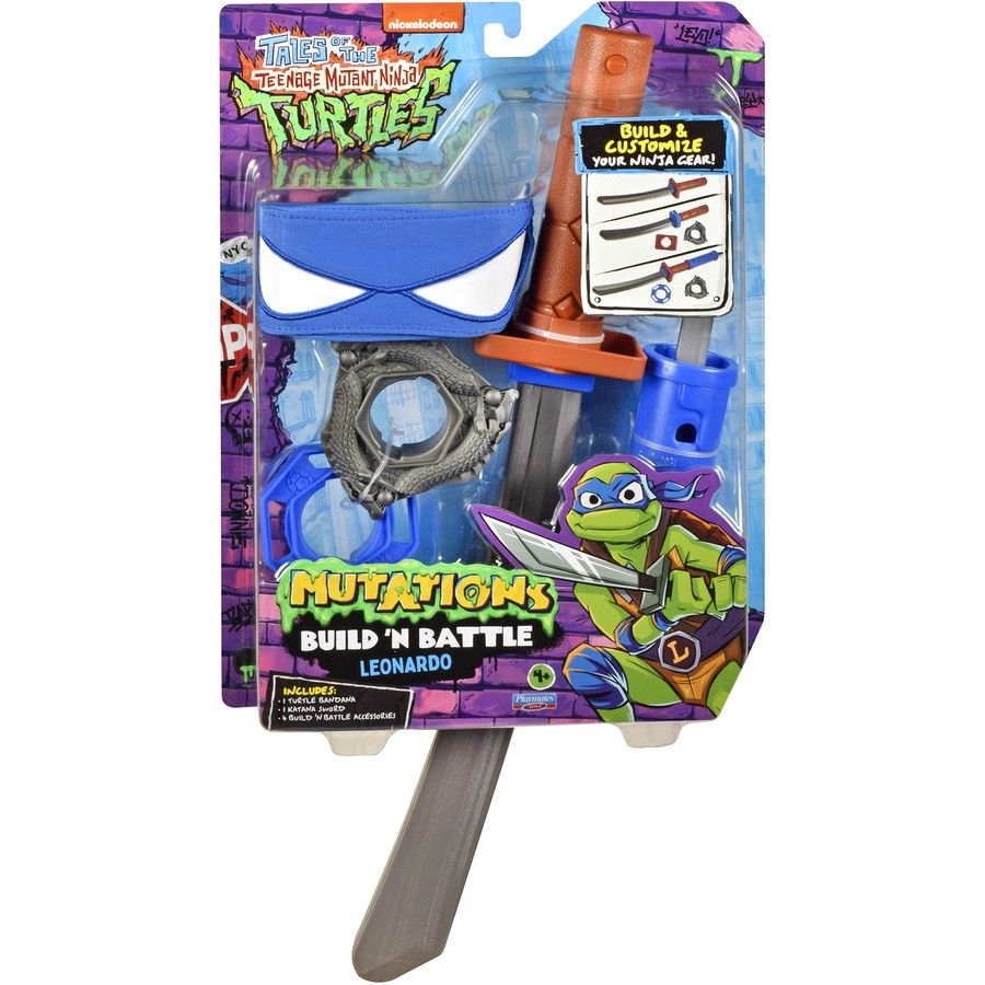 TEENAGE MUTANT NINJA TURTLES - TALES OF THE TEENAGE MUTANT NINJA TURTLES MUTATIONS BUILD 'N BATTLE LEONARDO