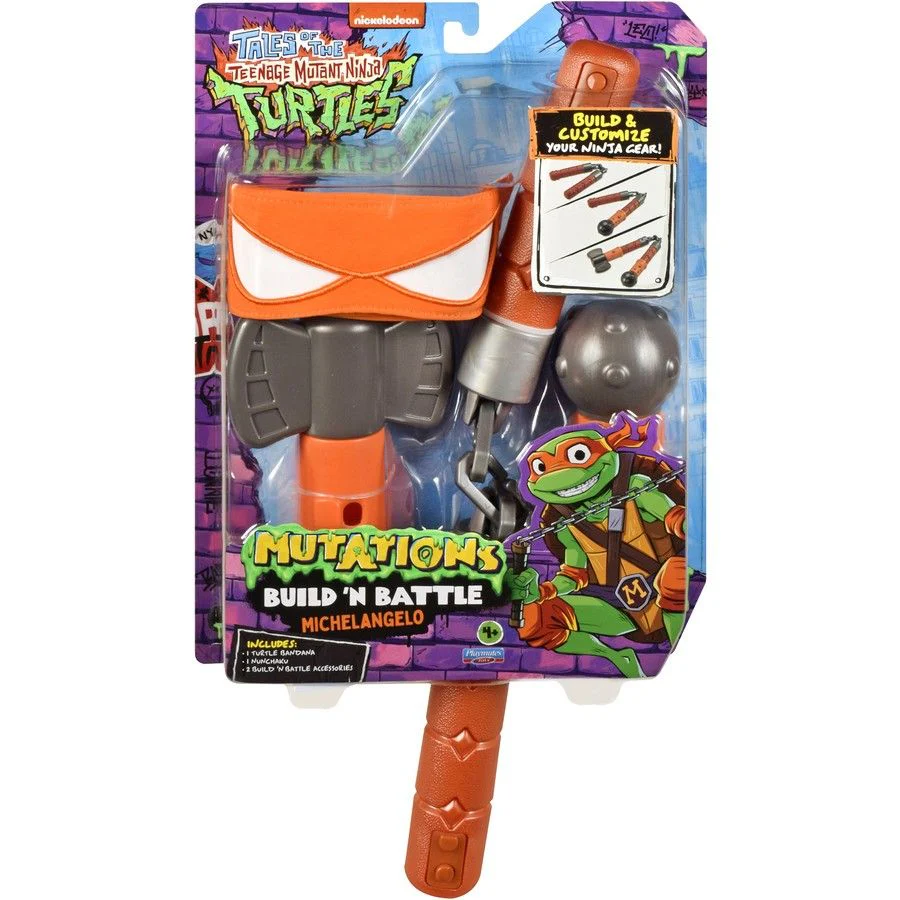 TEENAGE MUTANT NINJA TURTLES - TALES OF THE TEENAGE MUTANT NINJA TURTLES MUTATIONS BUILD 'N BATTLE MICHELANGELO