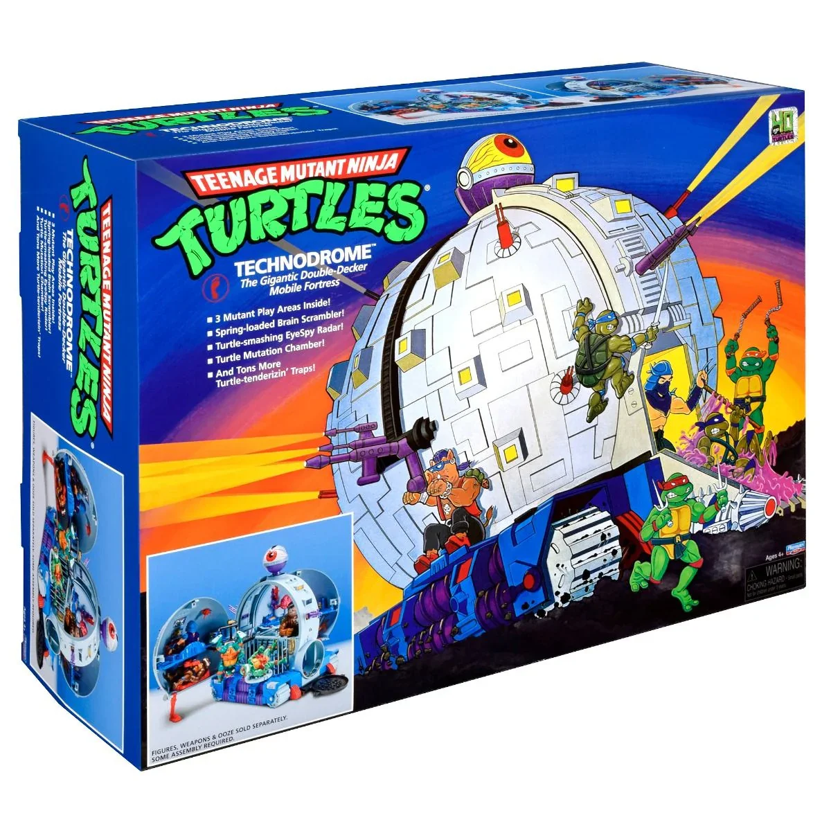 TEENAGE MUTANT NINJA TURTLES (1987) TECHNODROME CLASSIC ACTION FIGURE PLAYSET