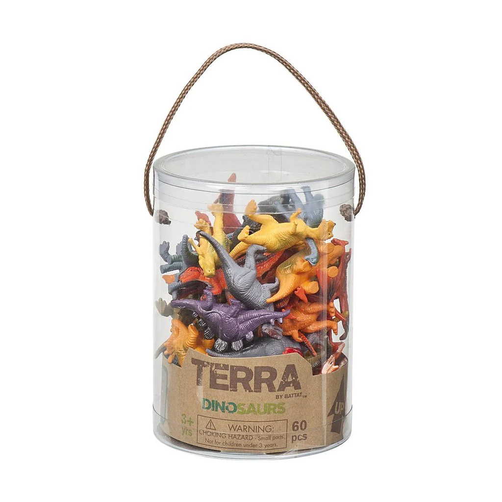 TERRA 60PC DINOSAURS TUBE