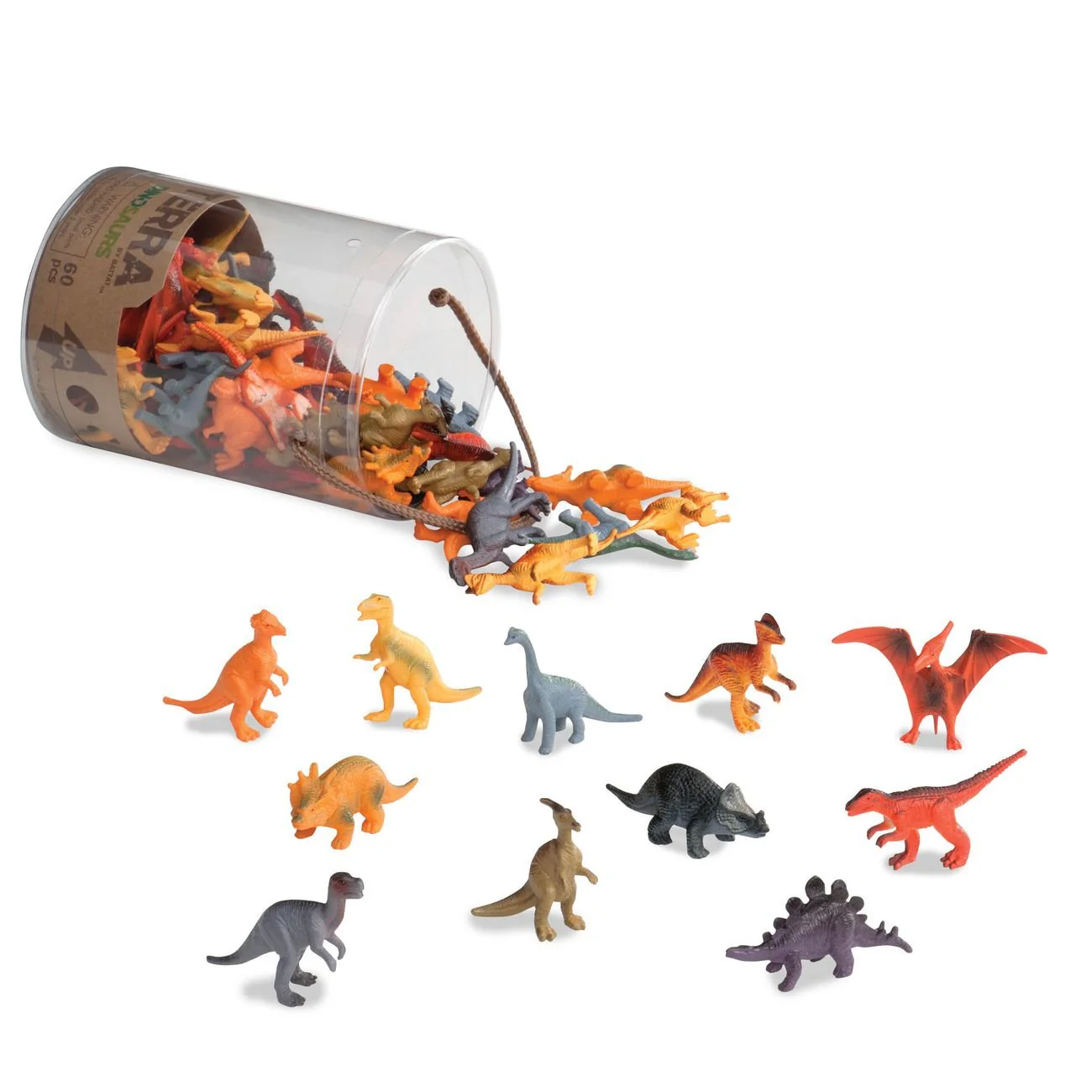 TERRA 60PC DINOSAURS TUBE - Image 3
