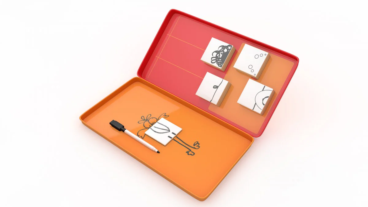 THE PURPLE COW TRAVEL TIIN GAME - MAGNETIC DOODLE A DROODLE - Image 2
